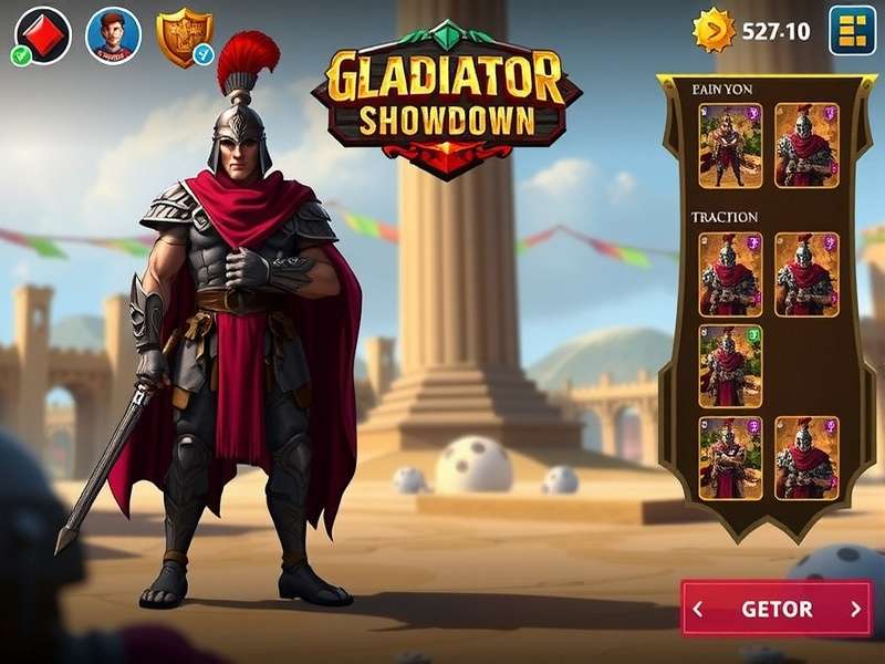 Gladiator Grand Showdown character customization